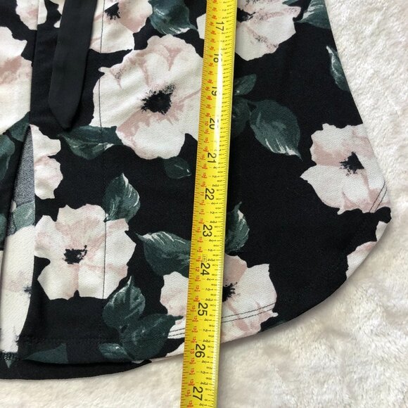 Floral Sleeveless Deep V Neck Blouse Top - Picture 8 of 8